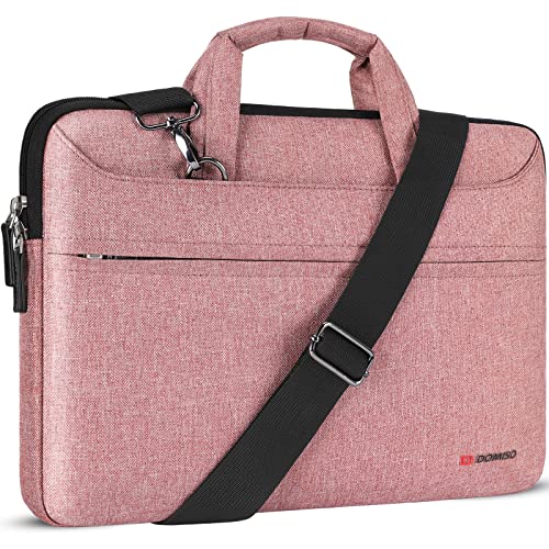 DOMISO 17.3 Pollici Borsa a Tracolla per Laptop Impermeabile Cartella...