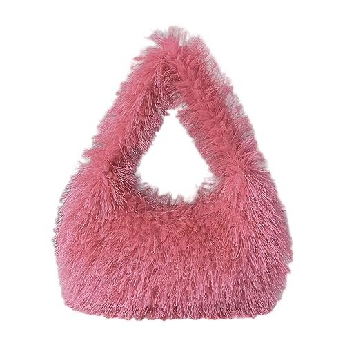 Borsa pelosa da donna - Borsa tote da donna - Borsa tote in peluche...