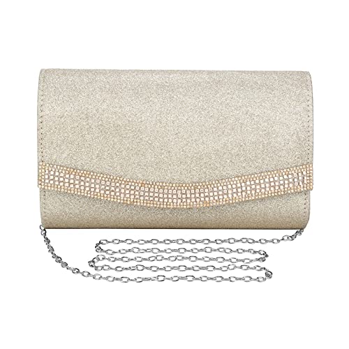 BAIGIO Pochette Elegante, Clutch Donna Cerimonia Borsetta da Sera...