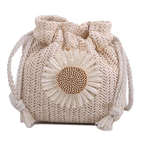 Crossbody Bag In Paglia Borsa di Paglia Mare Borsa Da Spiaggia Estiva...