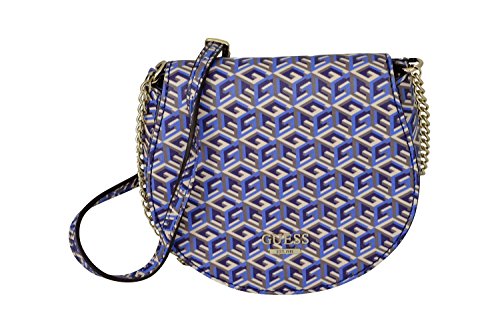 GUESS G CUBE PETITE SADDLE BAG DG456379 INDIGO