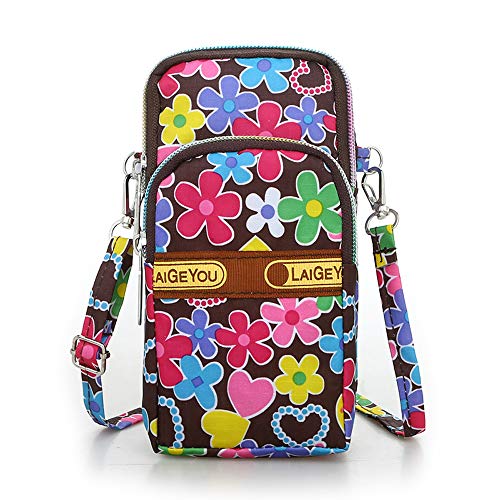 Idefair Borsa a tracolla floreale da donna Borsa a tracolla per...