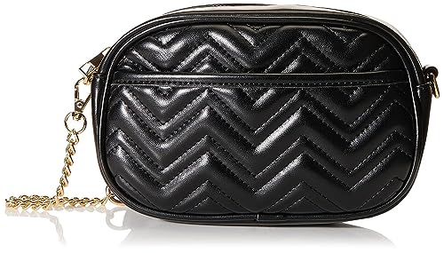 Guess Giully-Tracolla Convertibile, Patta Donna, Nero, Taglia Unica
