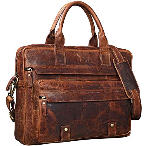 STILORD 'Leander' Borsa Lavoro e PC 15.6' in Pelle uomo e donna a...