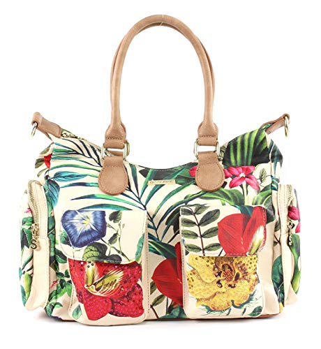 Desigual Bag Clio London Women, Custodia Donna, Bianco (Crudo),...