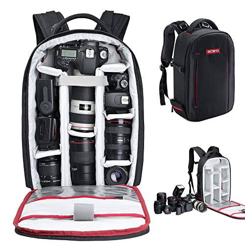 Beschoi Zaino per Fotocamera Professionale Zaino Macchina Fotografica...
