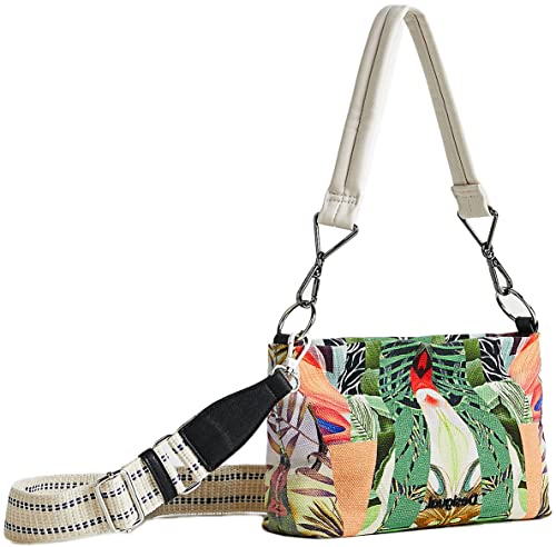 Desigual Bols_Urban Beach Oterlo, Across Body Bag Donna, Verde, Taglia...