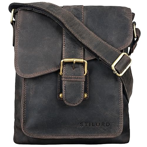STILORD 'Mattia' Borsa a tracolla Uomo Vintage Design Messenger Bag...