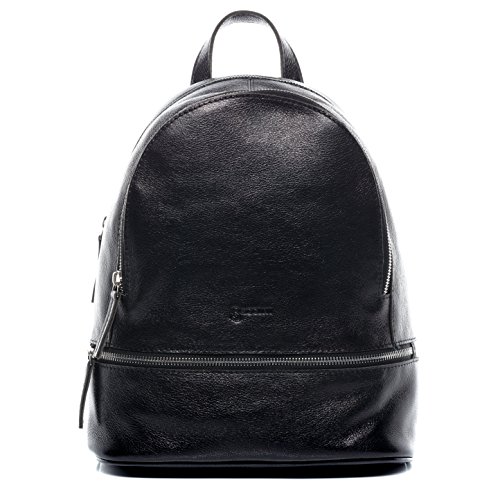 BACCINI Zaino vera pelle DINA grande I borsa a zainetto backpack donna...