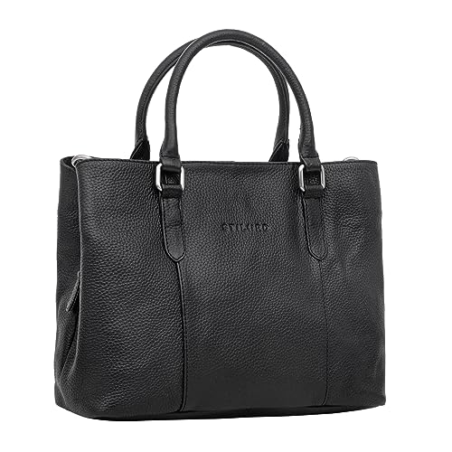 STILORD 'Lexa' Borsa Grande in Pelle Donna Borsa a Tracolla Vintage...
