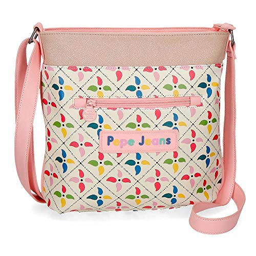 Pepe Jeans Tina Borsa Messenger, 27 cm, Multicolore