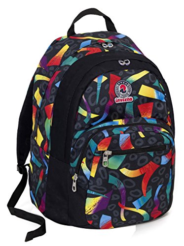 Zaino tondo Format - INVICTA - MIX - Nero 31Lt