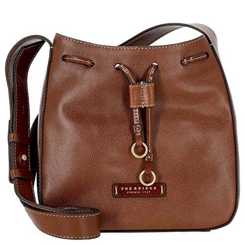 The Bridge Carlotta Bucket Bag Marrone TB 14