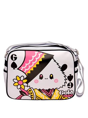Gola Tracolla Redford Blackjack Bianco/Nero/Rosa