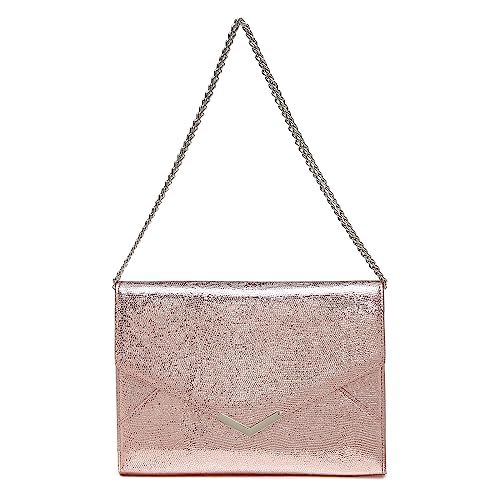 Miss Lulu Pochette e Clutch Donna Borse da Sera Glitterata con Catena...
