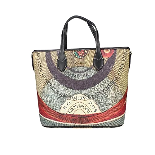 Gattinoni DONNA PLANETARIO SMALL SHOPPING PVC PLANETARIUM/LEATHER...