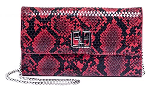 fracomina Borsa Donna FA21WB4004P411E8 Bordeau pochette in eco pelle...