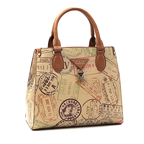 ALV by Alviero Martini - Borsa Big Logo in poliuretano per donna