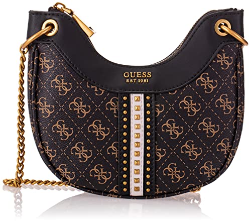 Guess Borsa donna Kasinta mini hobo brown multilogo BS22GU171 EB840576...