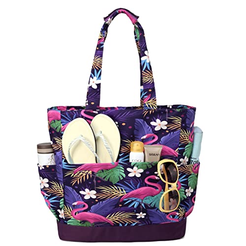 VASCHY Borsa Mare, Donna in Tela Viola