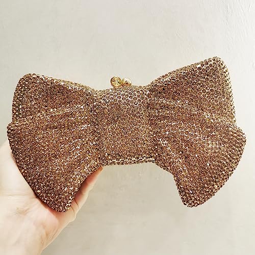 EviKoo novità Borsa da Donna con Pochette con Fiocco in Pietre...