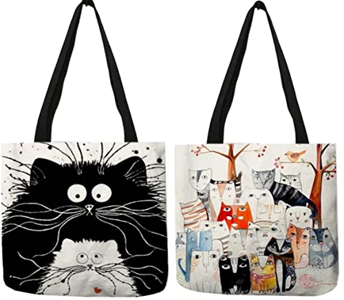 Rayson Set Due Pezzi Di Borsa In Tela Borsa a Tracolla Shopping Tote...
