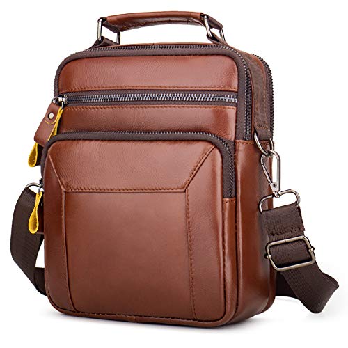 Borsa a Tracolla Borse Messenger di Pelle Borse a spalla da Uomo...