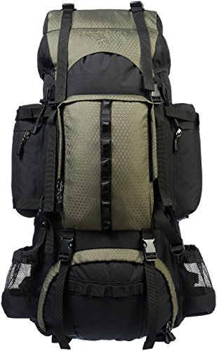 Amazon Basics - Zaino da escursionismo con telaio interno e cerniera...