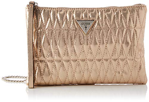 Guess PIXI Wristlet Clutch, Bags Crossbody Donna, Gold, One Size
