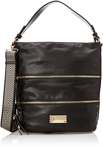 Gaudì Hobo-Linea Amber-Cm.25,50x32x17, Borsa a Mano Donna, Nero...