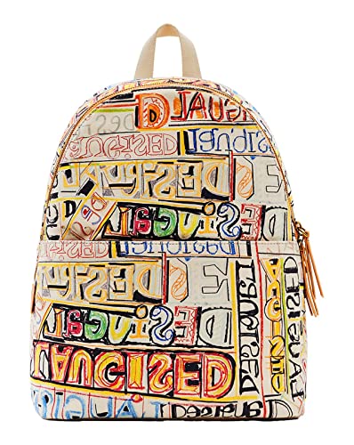 Desigual Posteriore, Back_Lettering Mari U 9019 Tutti Fruti Donna,...