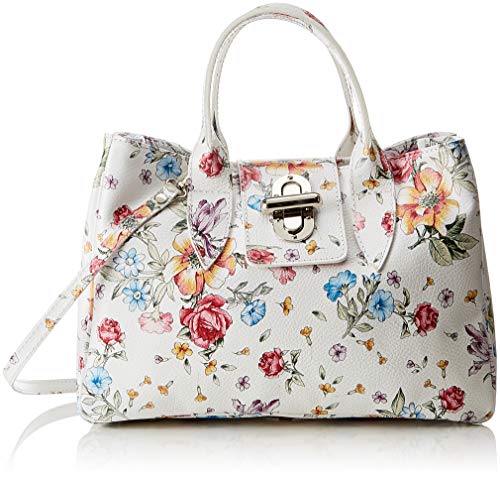 Chicca Borse Cbc7718tar, Borsa a Mano Donna, Multicolore (Fiori),...