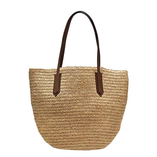 Hudhowks Borse Di Paglia Per Donna, Borsa Da Spiaggia Grande In Paglia...