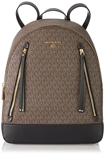 Michael Kors LG Backpack, Borsa Donna, Brown,Blk, Taglia Unica