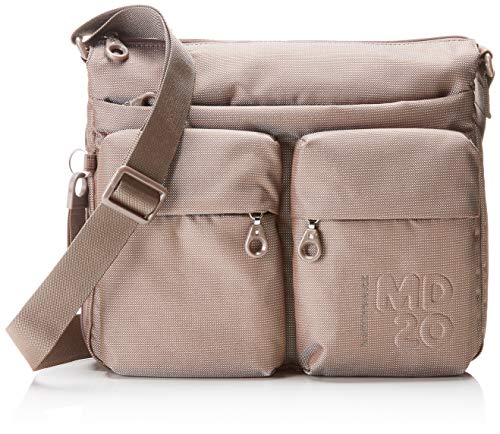 Mandarina Duck Md 20 P10qmtx6, Borsa a Tracolla Donna, Beige (Taupe),...