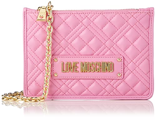 Love Moschino JC4317PP0FLA0, Borsa a Spalla, Donna, Rosa, Taglia unica