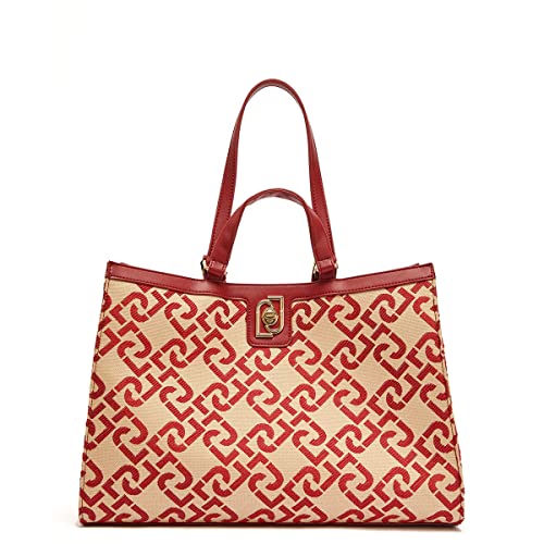 Borsa Liu Jo sicu L shopper doppia funzione LJ monogram NA2141 T6438...
