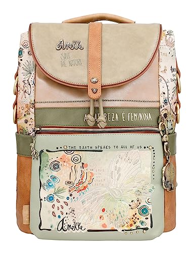 Anekke - Zaino da Donna - Realizzato in finta pelle con chiusura a...