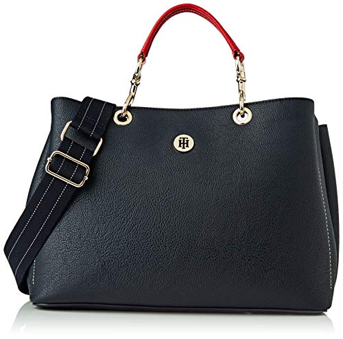 Tommy Hilfiger, TH CORE SATCHEL Donna, Capitano Sky, OS