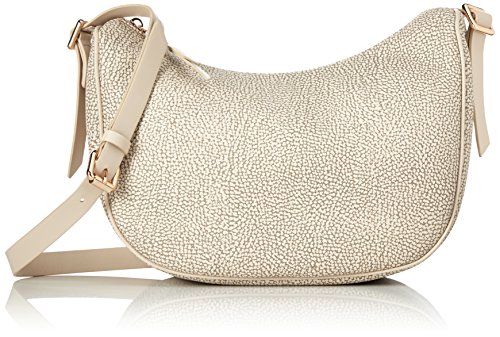 Borbonese 903903320, Borsa a Spalla Donna, Verde (Military Green),...