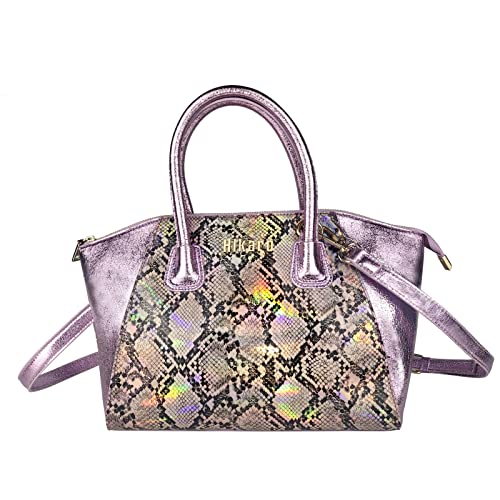 HIKARO Borse da donna grandi, borsa a tracolla in pelle morbida...
