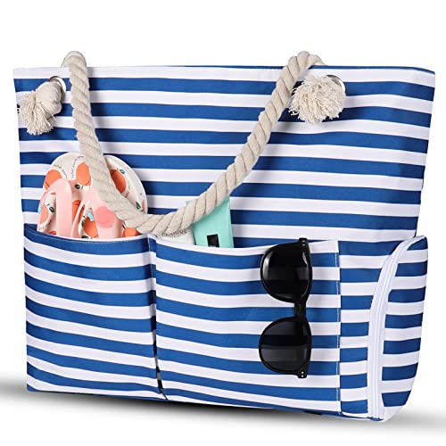 Carastek Borsa Mare, Donna Borsa Tote con Zip Grande Borsa da Spiaggia...