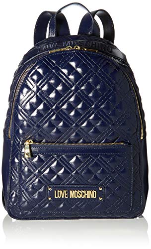 Love Moschino BORSA QUILTED NAPPA finta pelle, Donna, Navy, Normale