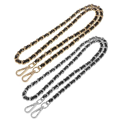 Zuzer Catena per Borsa a Tracolla, 2PCS Catena Borsa Tracolla 120cm...
