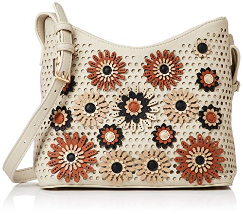 Borse donna tracolla Desigual Bianco sporco Borsa donna a spalla Fiori...
