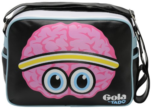 Gola Redford Brain - Borsa, (Nero/Rosa/Blu.), 36x27x12 cm