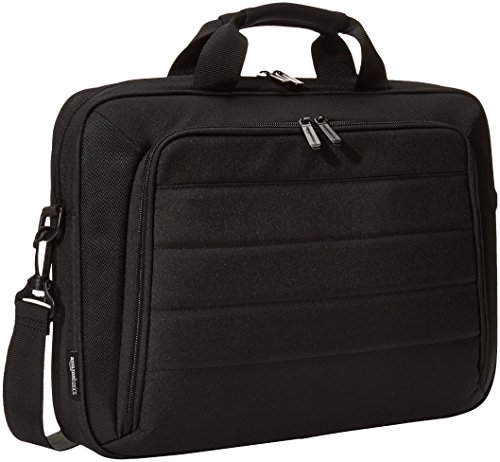 Amazon Basics - Borsa per laptop e tablet, Nero, 50.20 cm x 33.40 cm x...