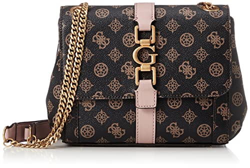 Borsa donna Guess Tracolla Briana convertible xbody flap mocha...