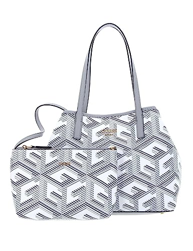 Guess Vikky Large Tote, Borsa Donna, Stone Logo, Unica