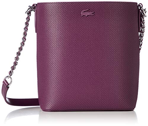 Lacoste Vertical Crossover Bag Chantaco con catena Grape Wine